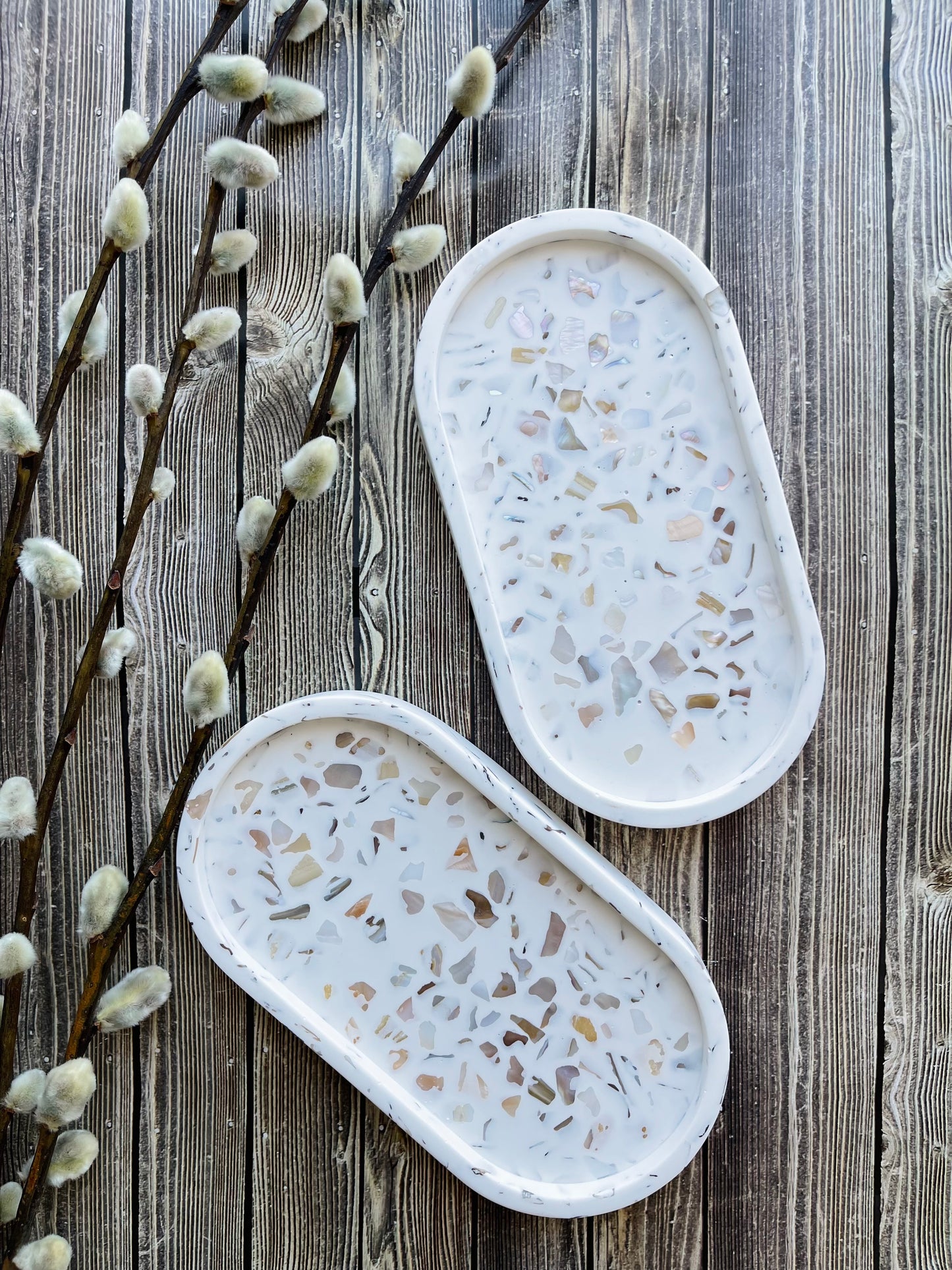 Seashells Oval Tray