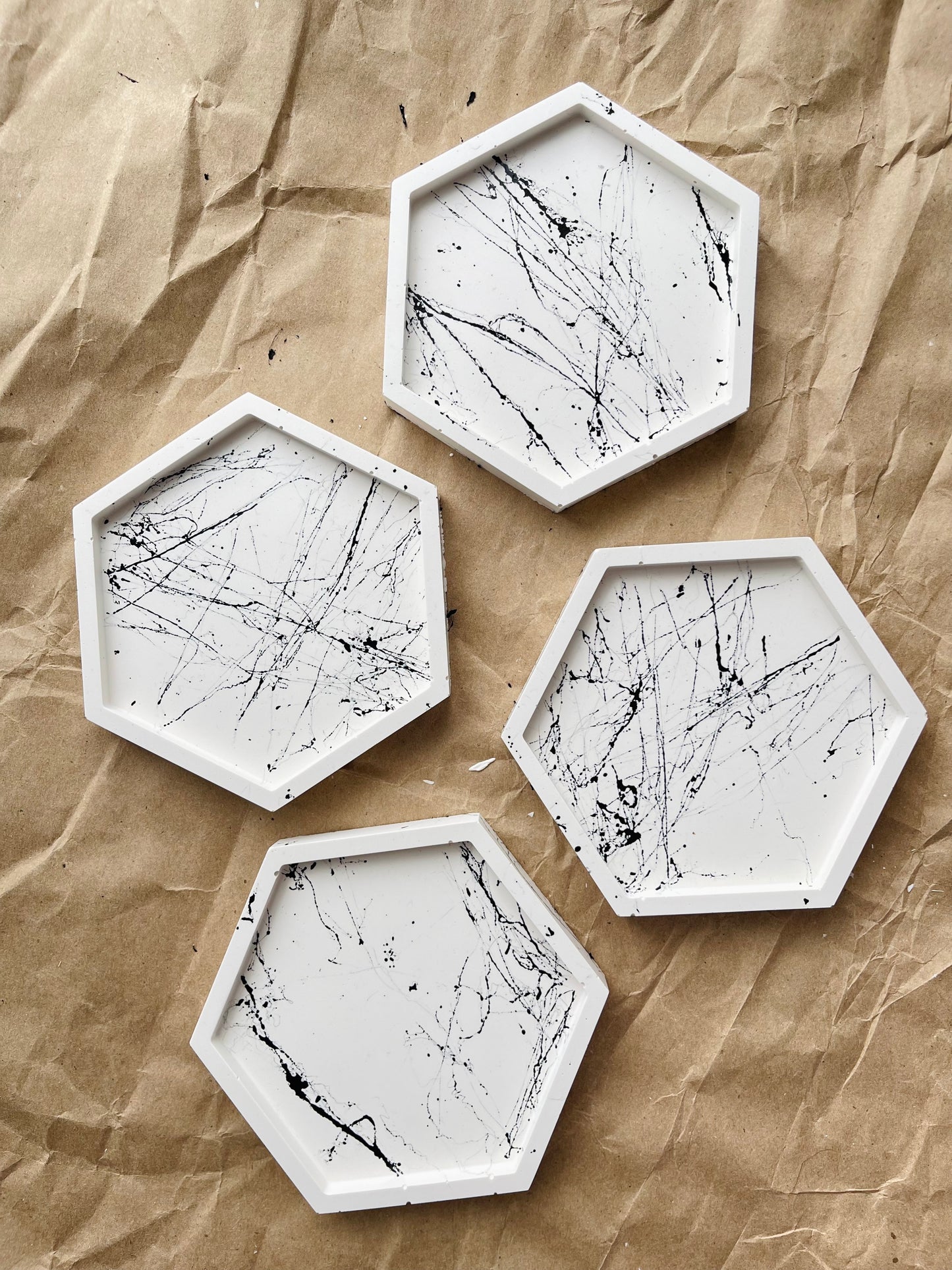 Cobweb Hexagon Tray (Sample Sale)