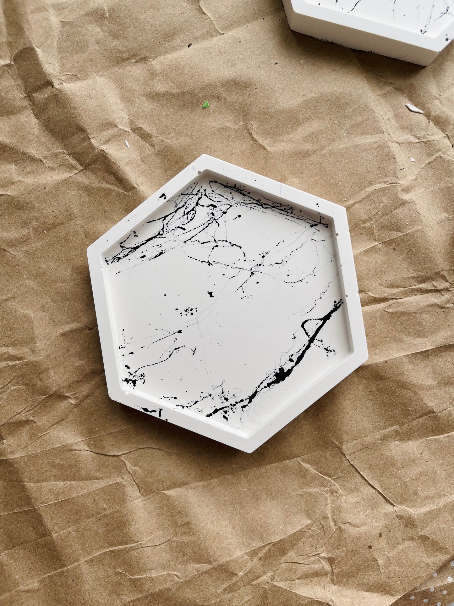 Cobweb Hexagon Tray (Sample Sale)