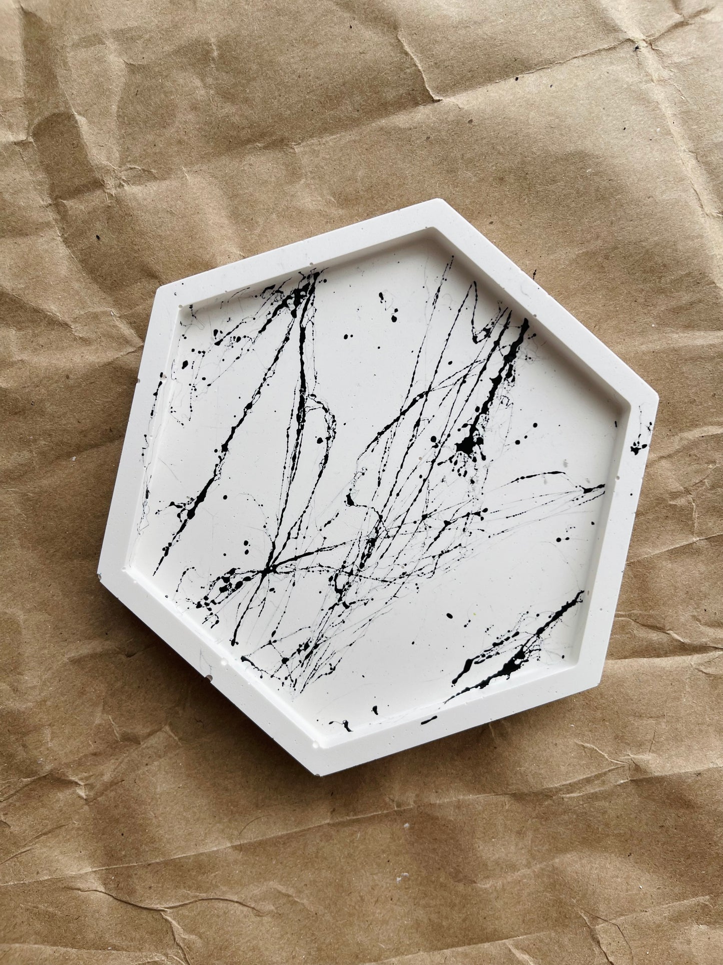 Cobweb Hexagon Tray (Sample Sale)