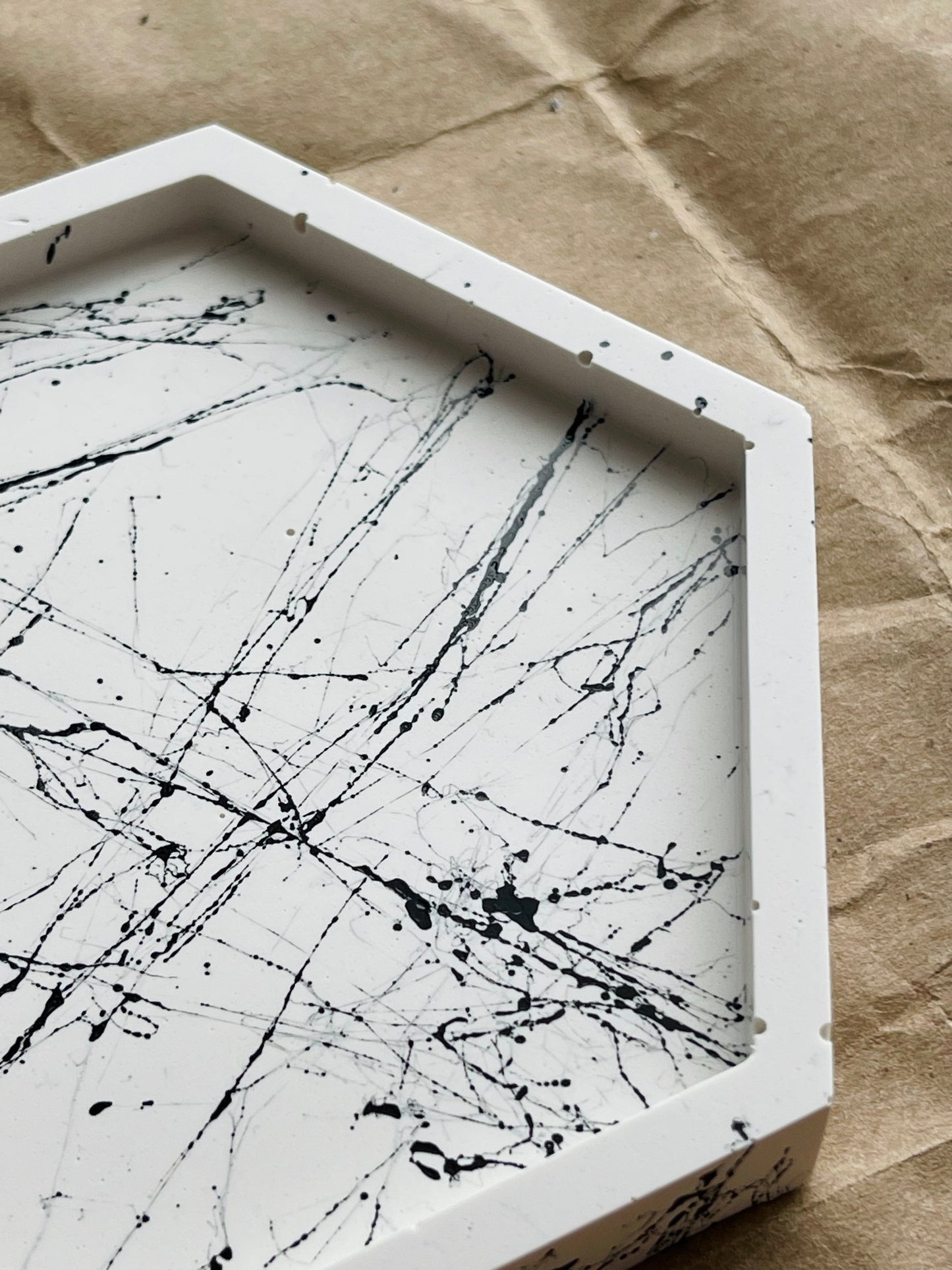 Cobweb Hexagon Tray (Sample Sale)
