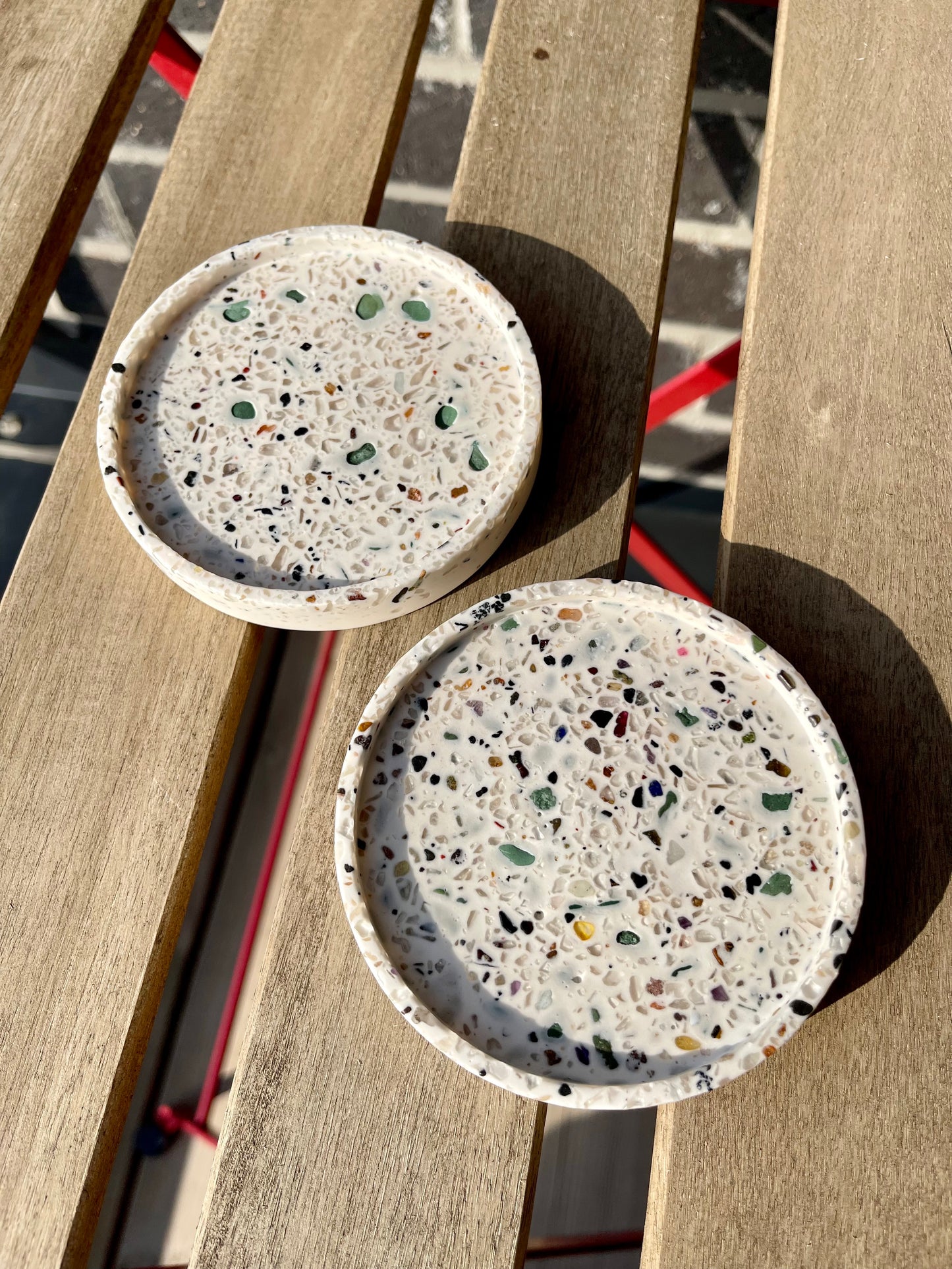 Mixed Semi Precious Stones Small Round Tray