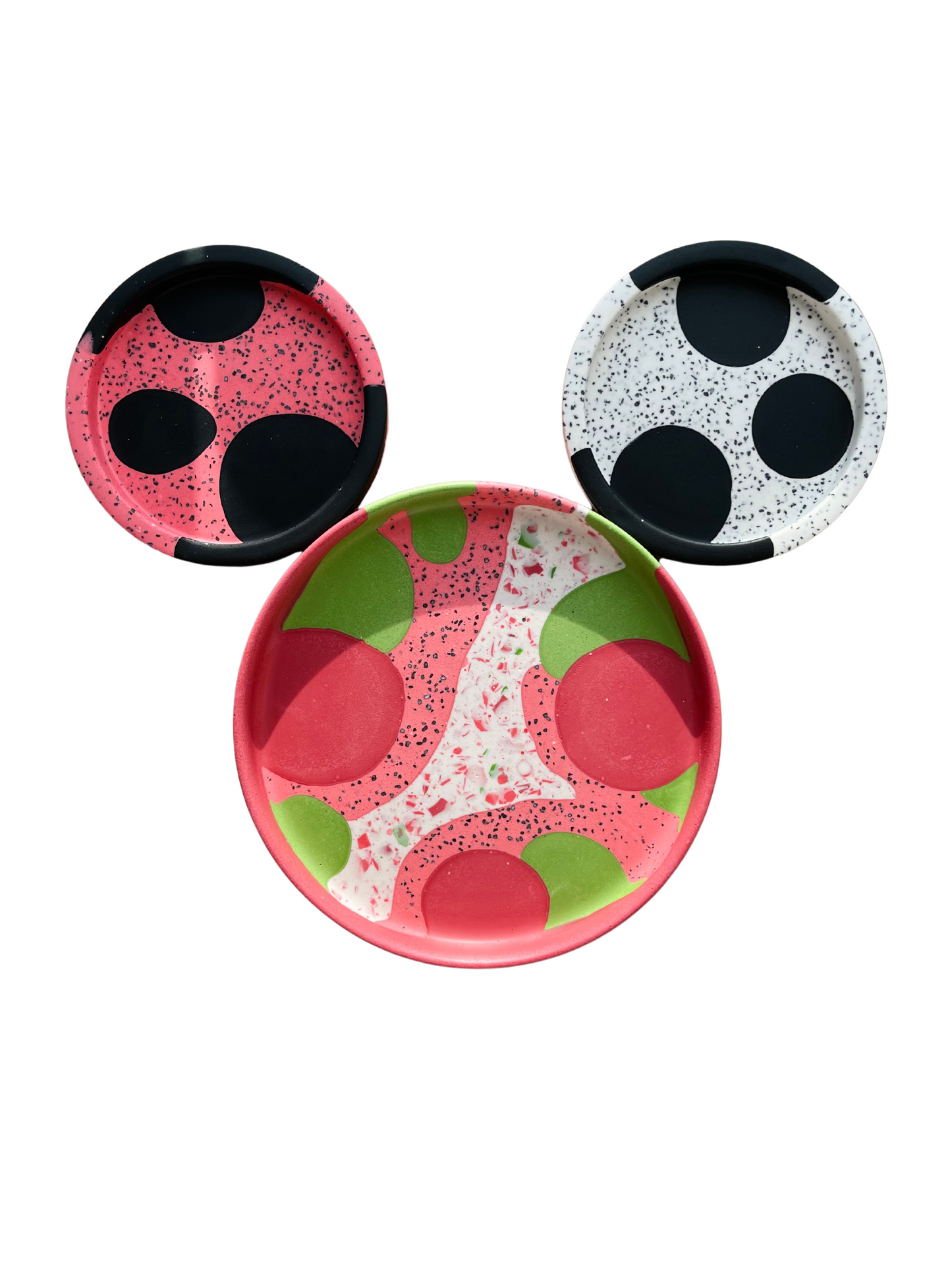 Abstract Medium Round Tray