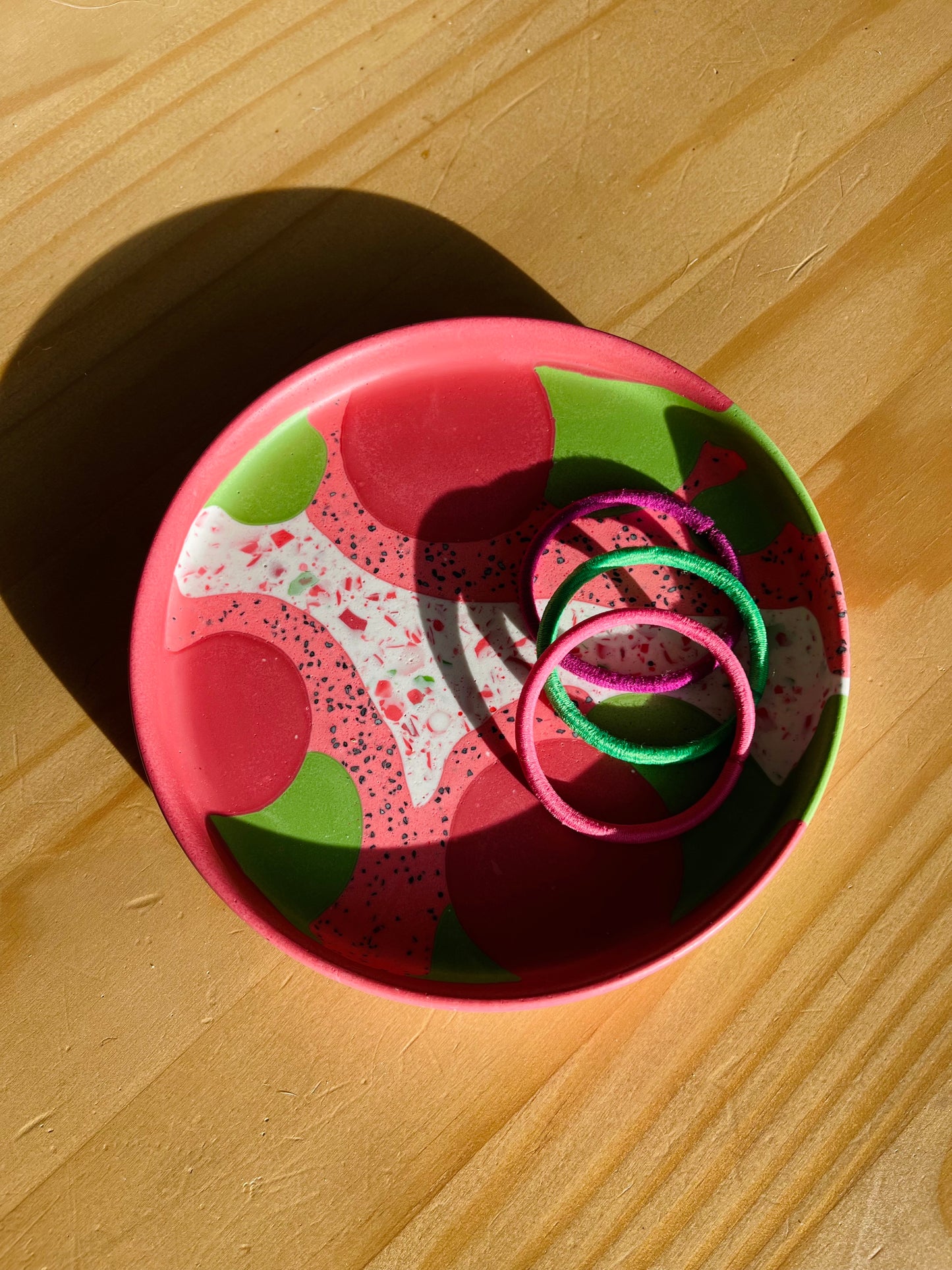 Abstract Medium Round Tray
