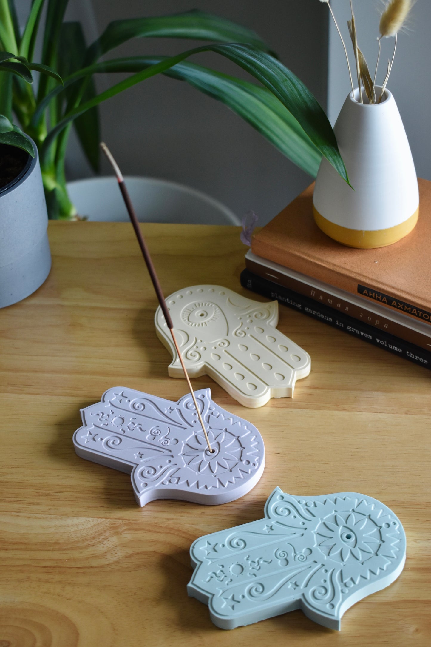 Hamsa Incense Holder