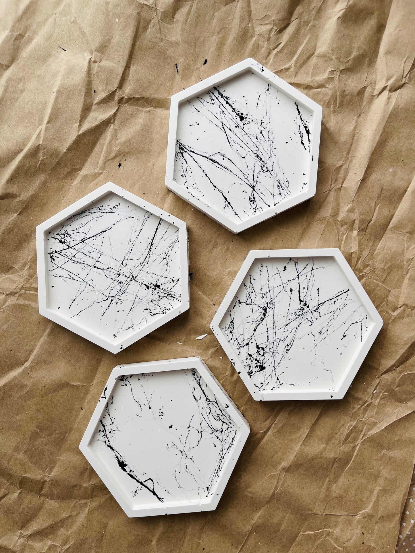 Cobweb Hexagon Tray (Sample Sale)