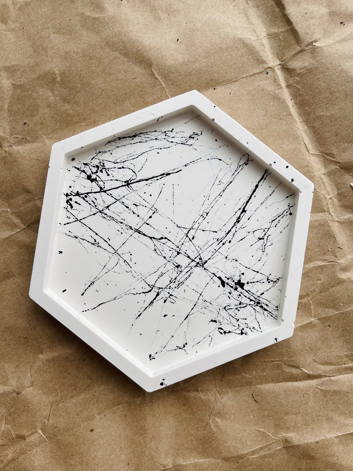 Cobweb Hexagon Tray (Sample Sale)